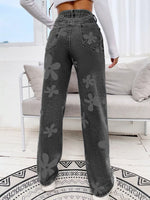 Floral Wide Leg Jeans