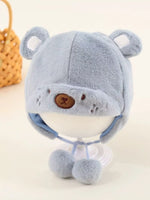 Children's Cute Bear Ear Plush Hat
