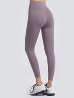 Wide Waistband Sports Leggings - Ladyez
