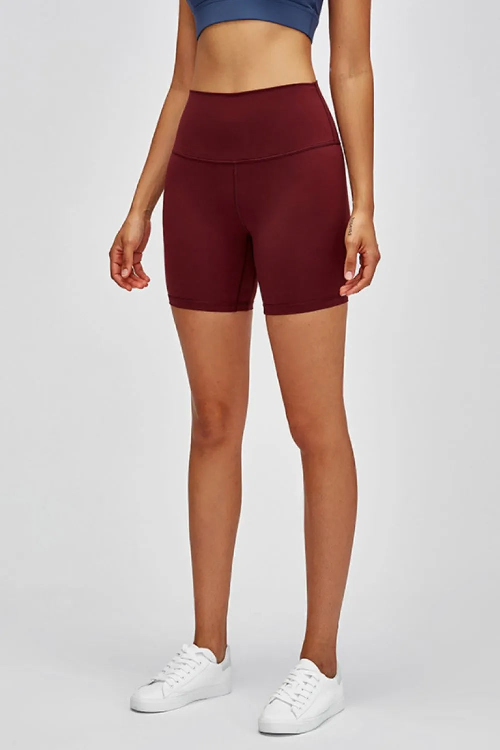 Millennia High Waist Training Shorts - Ladyez