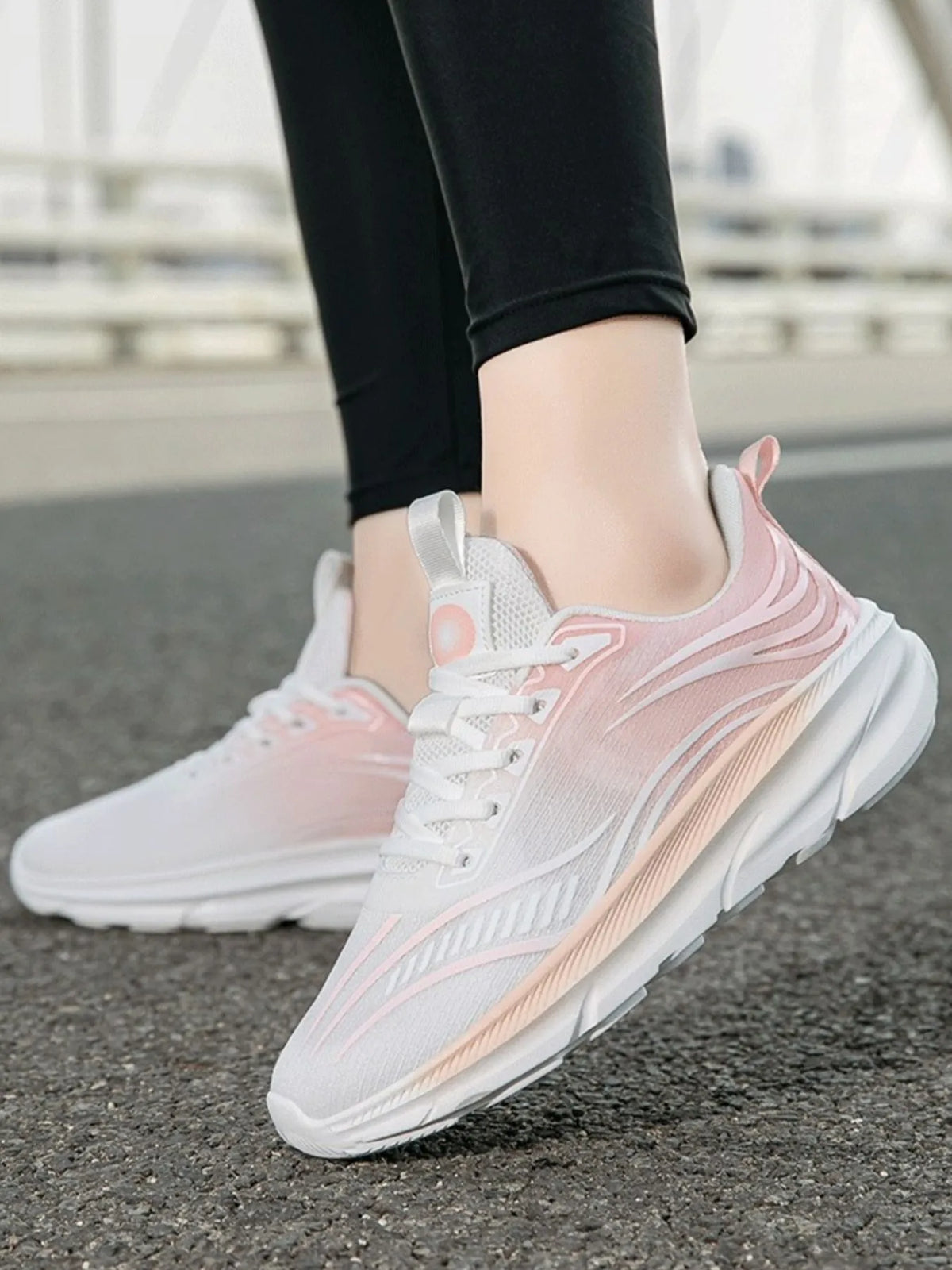 Gradient Colorful Breathable Athletic - Ladyez