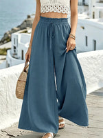 Wide Leg Drawstring Pants