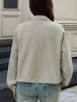 Stand Collar Zip Up Jacket