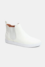 Beast Fashion Faux Suede Elastic Side Panel Sneakers - Ladyez