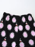 Children's Flamingo Print Tee and Shorts Set