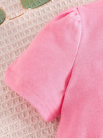 Children's Crop Top & Ruched Dress Set