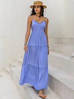 Lace Detail V-Neck Cami Dress - Ladyez