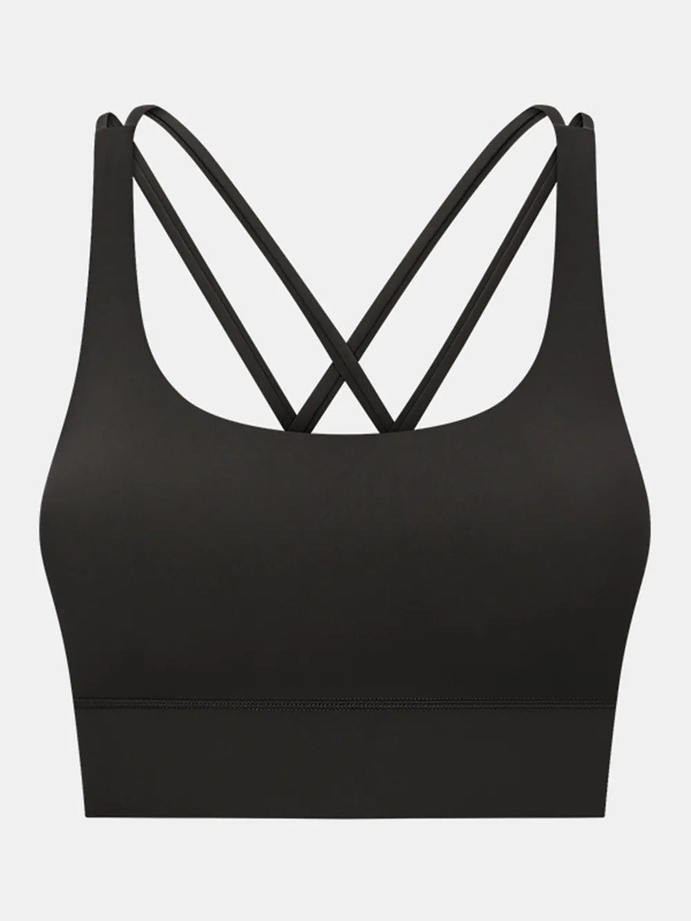 Millennia Crisscross Scoop Neck Active Tank - Ladyez