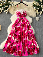 Floral Print Tiered Cami Dress