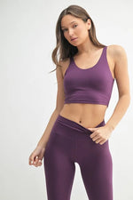 MONO B Venice Cloud Light U-back Active Tank - Ladyez