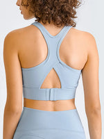 Millennia Double Take Square Neck Racerback Cropped Tank - Ladyez