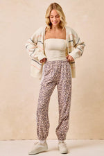 BiBi Side Lines Leopard Track Pants