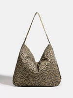 Leopard Print Casual Shoulder Bag