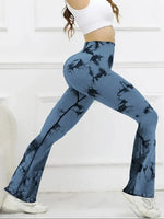 Tie-Dye High Waist Active Leggings - Ladyez