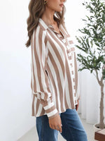 Striped Button-Down Shirt