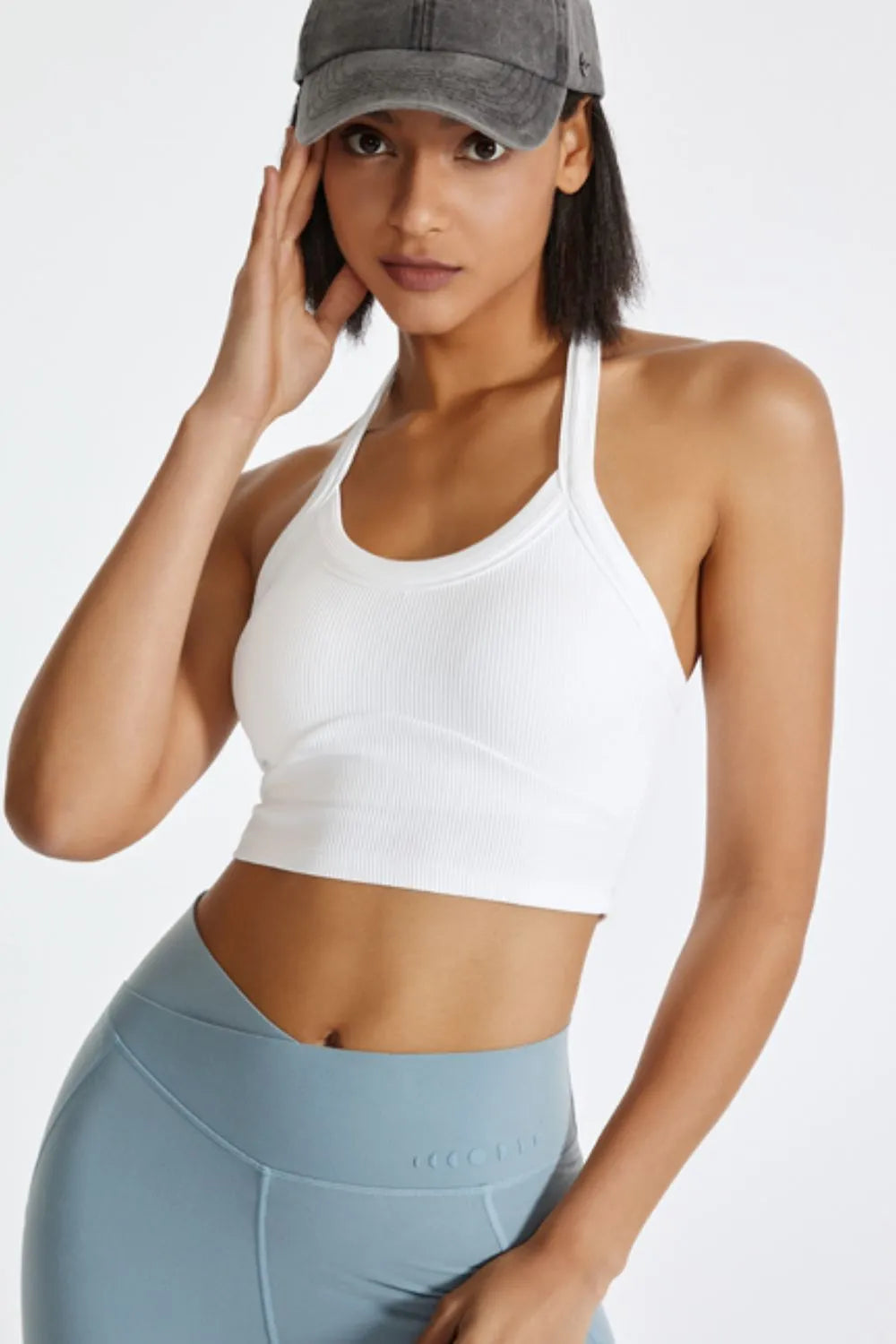 Halter Neck Active Cami - Ladyez