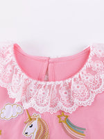 Children's Unicorn Top and Pants Two-Piece Set