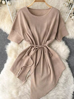 Short Sleeve Top and Wide Leg Pants Set