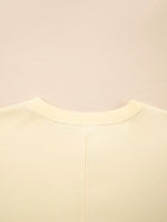 2 in 1 Faux Two Piece Patchwork Round Neck Sweatshirt