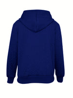 Drawstring Zip Up Hooded Jacket
