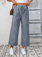 Striped Wide Leg Pants