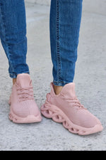 Forever Link Mesh Breathable Platform Athletic Shoes - Ladyez