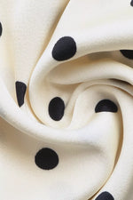 Polka Dot Tie-Front Cutout Maxi Dress