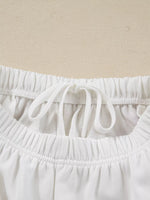 Christmas Tree Round Neck Top and Shorts Set