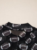 Game Day Mesh Sheer Long Sleeve Top