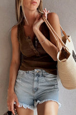 Snap Down Wide Strap Tank
