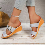 Open Toe Wedge Sandals