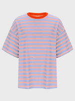 Striped Round Neck Half Sleeve T-Shirt