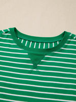 Striped Short Sleeve Relaxed-Fit T-Shirt