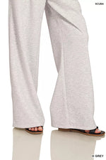 Zenana Scuba Crewneck Pullover and Pants Set