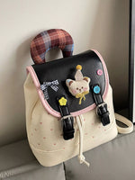 Cartoon Bear Decorated Backpack Bag
