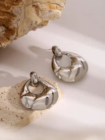 Stainless Steel Teardrop Shape Earrings