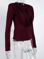 Ruched Long Sleeve T-Shirt
