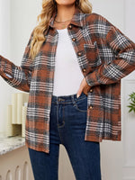 Plaid Button-Up Shirt