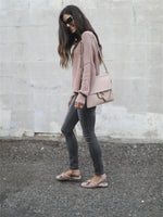 Ribbed Relaxed Fit Long Sleeve Sweater
