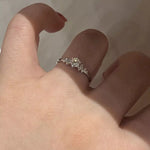 2 Carat Moissanite 925 Sterling Silver Ring
