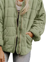 Quilted Zip Up Outerwear