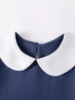 Children's Cat Peter Pan Collar Dress