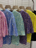 Sequin Short Sleeve T-Shirt