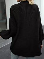 Chunky Knit Open Front Cardigan