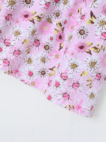 Children's Floral Ruffle Sleeve Dress