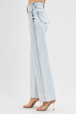 RISEN Full Size High Rise Wide Leg Jeans Plus Size - Ladyez