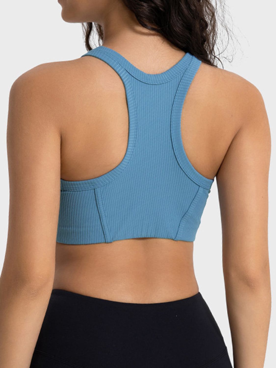 Millennia Wide Strap Cropped Sport Tank - Ladyez