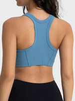 Millennia Wide Strap Cropped Sport Tank - Ladyez