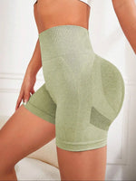 High Waist Active Shorts - Ladyez