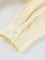 Button Front Bubble Hem Dress